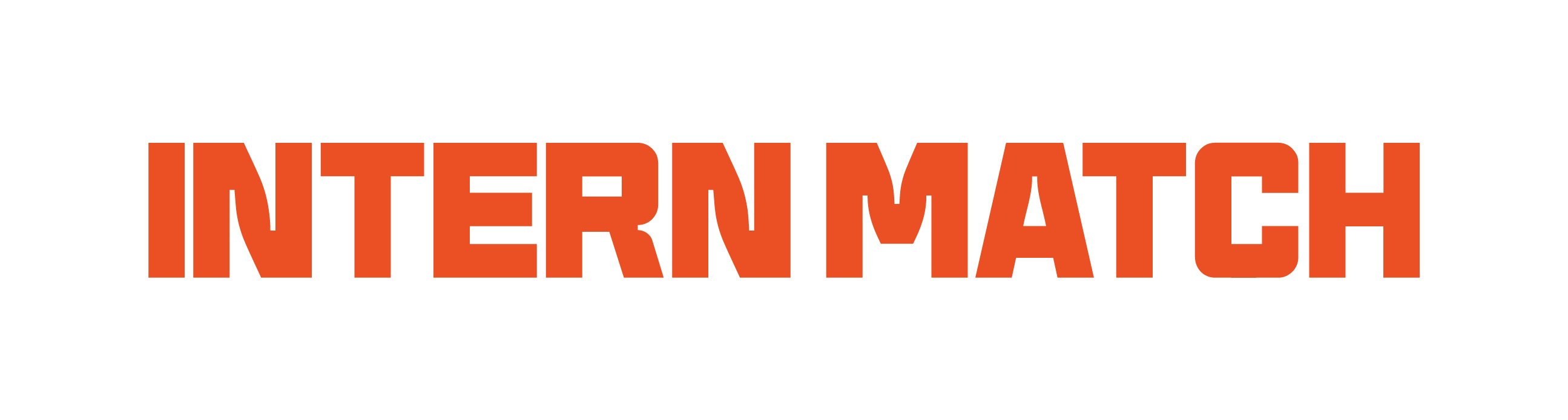 INTERNMATCH Master Logo — Organge-Red RGB